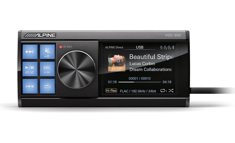 Alpine HDS-990 Status Series high-resolution digital media audio source (does not play discs)