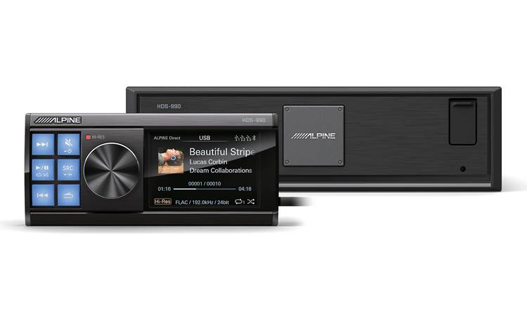 Alpine HDS-990 Status Series high-resolution digital media audio source (does not play discs)