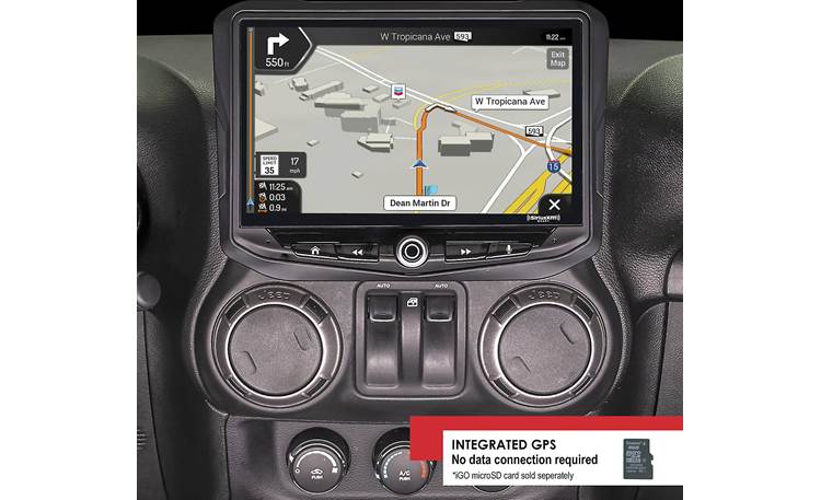Stinger RB10JK11B Jeep Package HEIGH10 digital multimedia receiver with floating 10" screen for select 2011-18 Jeep Wrangler JK models (does not play discs)