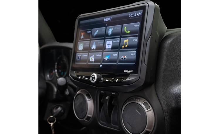 Stinger RB10JK11B Jeep Package HEIGH10 digital multimedia receiver with floating 10" screen for select 2011-18 Jeep Wrangler JK models (does not play discs)