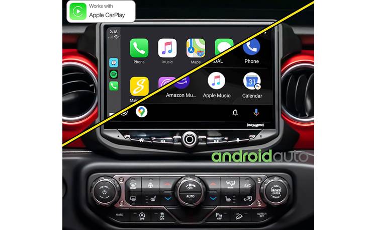 Stinger RB10JW18B Jeep Package HEIGH10 digital multimedia receiver with floating 10" screen for select 2018-up Jeep Wrangler JL and 2020 Jeep Gladiator models (does not play discs)