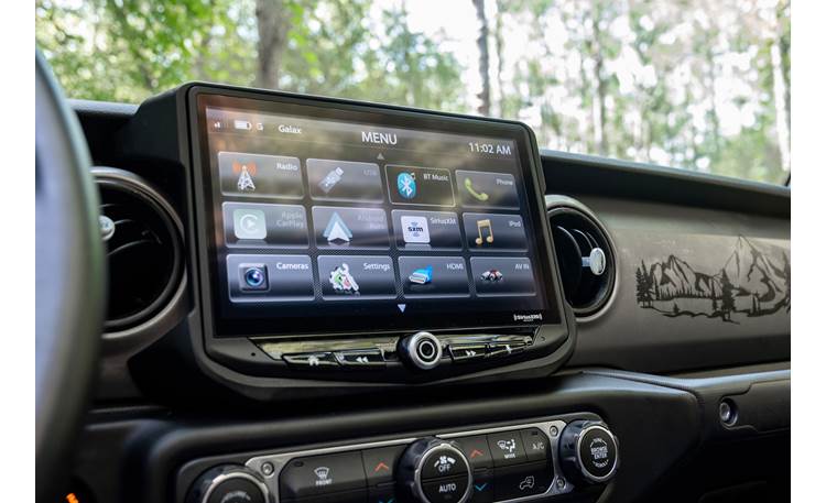 Stinger RB10JW18B Jeep Package HEIGH10 digital multimedia receiver with floating 10" screen for select 2018-up Jeep Wrangler JL and 2020 Jeep Gladiator models (does not play discs)