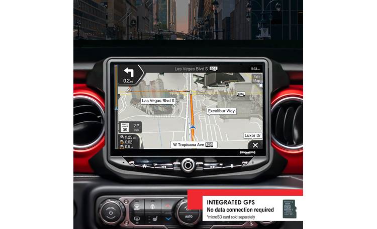 Stinger RB10JW18B Jeep Package HEIGH10 digital multimedia receiver with floating 10" screen for select 2018-up Jeep Wrangler JL and 2020 Jeep Gladiator models (does not play discs)