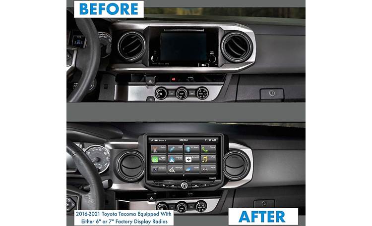 Stinger RB10TAC16B Toyota Package HEIGH10 digital multimedia receiver with floating 10" screen for select 2016-21 Toyota Tacoma models (does not play discs)