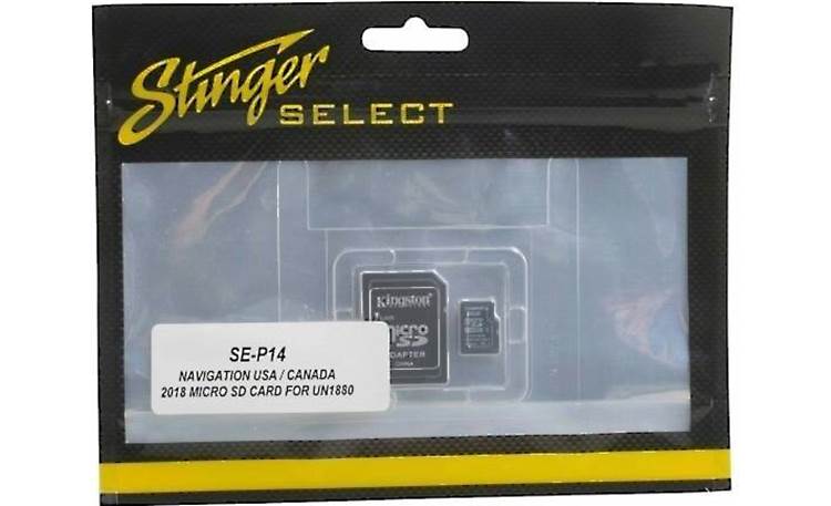 Stinger SE-P14 GPS navigation and mapping add-on microSD™ memory card for Stinger HEIGH10 and ELEV8 receivers