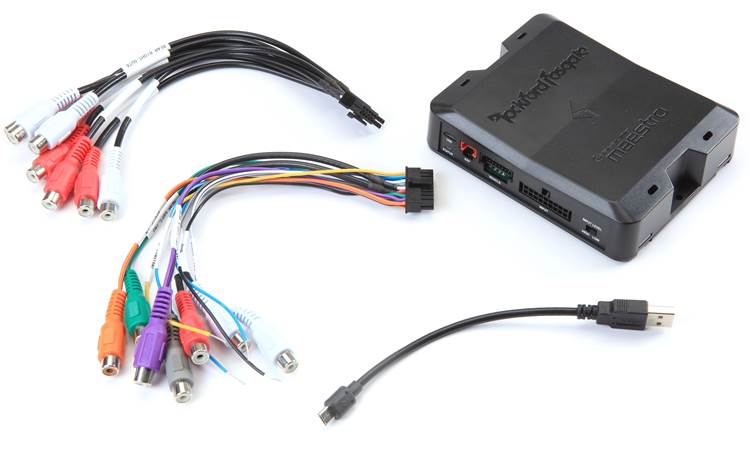 Rockford Fosgate DSR1 Digital signal processor with Maestro AR amp replacement module — add an aftermarket amp without losing important features