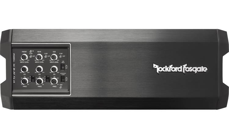 Rockford Fosgate Power T1000X5ad Compact 5-channel car amplifier — 100 watts RMS x 4 at 2 to 4 ohms + 600 watts RMS x 1 at 1 to 2 ohms