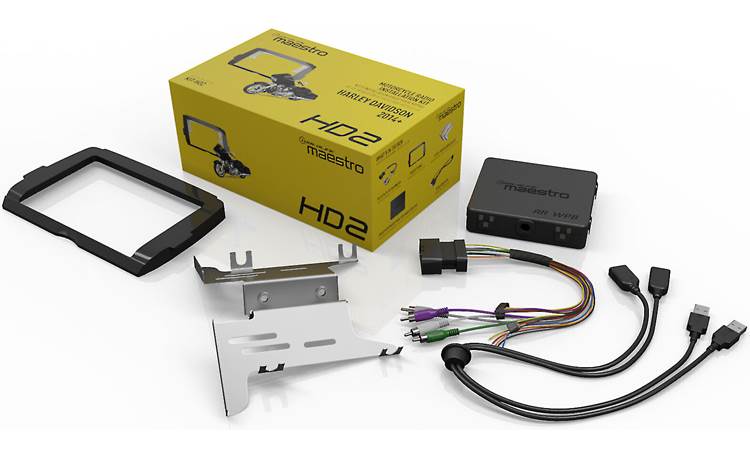 Maestro KIT-HD2 Connect a new stereo and retain handlebar controls and more in select 2014-20 Harley-Davidson motorcycles (Maestro ADS-MRR module also required)