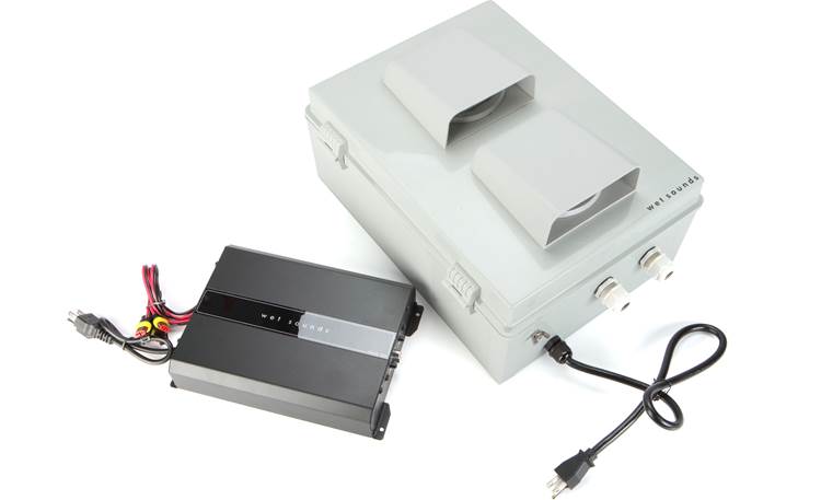 Wet Sounds VS-1200-AMP 4-channel amplifier with outdoor enclosure