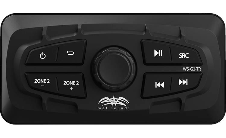 Wet Sounds WS-G2-TR Wired transom remote for the Wet Sounds MC-20 marine media center