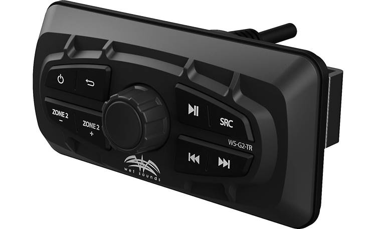 Wet Sounds WS-G2-TR Wired transom remote for the Wet Sounds MC-20 marine media center