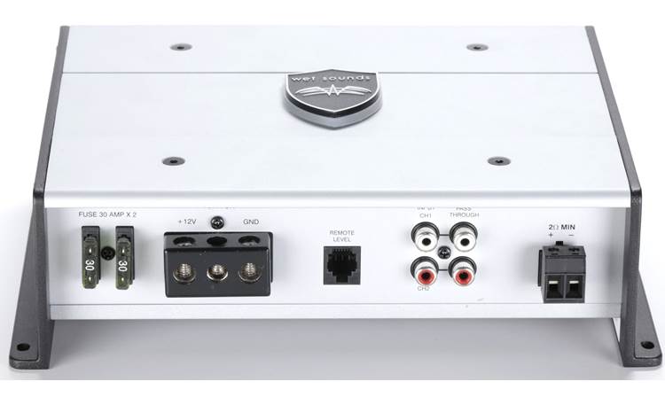 Wet Sounds HTX1 Mono marine subwoofer amplifier — 650 watts RMS x 1 at 2 ohms