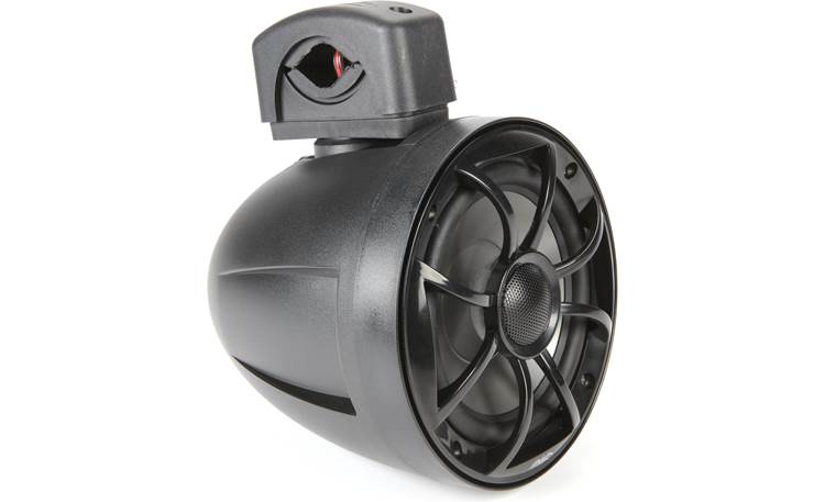Wet Sounds RECON 6 POD-B 6-1/2" wakeboard tower speakers (Black w/ Open Silver Grille)