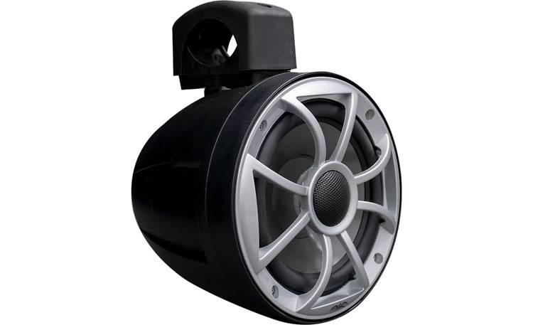 Wet Sounds RECON 6 POD-B 6-1/2" wakeboard tower speakers (Black w/ Open Silver Grille)