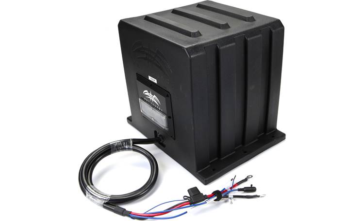 Wet Sounds Stealth AS-10 Marine powered subwoofer — sealed enclosure with 10" sub and 500-watt amplifier