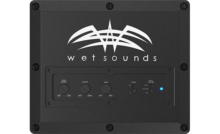 Wet Sounds STEALTH AS-8 Marine powered subwoofer — sealed enclosure with 8" sub and 350-watt amplifier