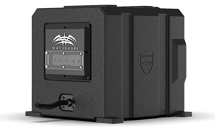 Wet Sounds STEALTH AS-8 Marine powered subwoofer — sealed enclosure with 8" sub and 350-watt amplifier