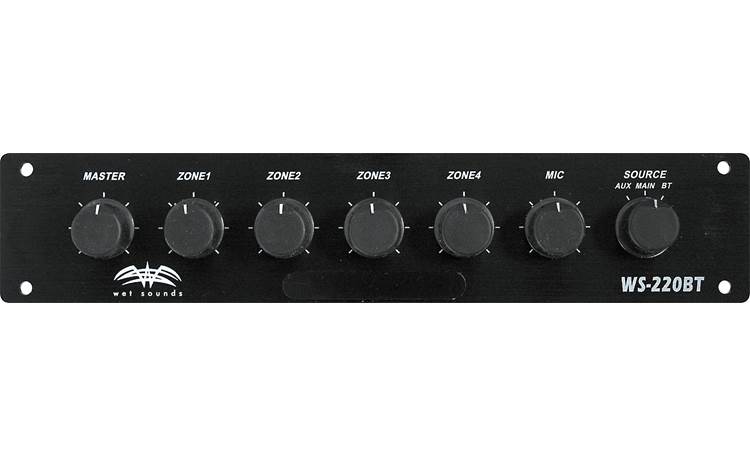 Wet Sounds WS-220 BT 4-zone marine level controller with aux input and Bluetooth®