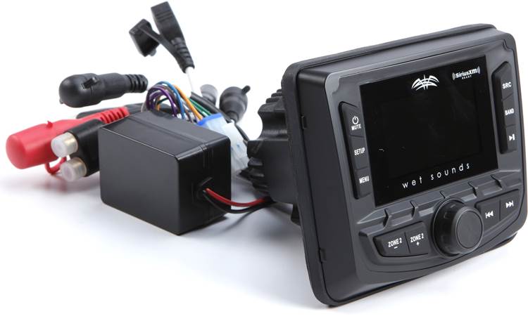 Wet Sounds WS-MC-2 Marine digital media receiver with Bluetooth® (does not play CDs)