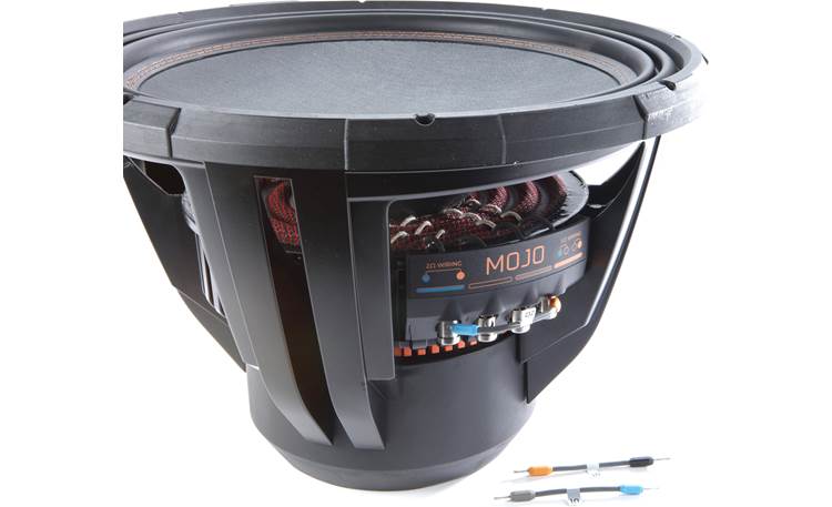 Memphis Audio MOJO1512 MOJO 7 Series 15" component subwoofer with selectable 1- or 2-ohm impedance