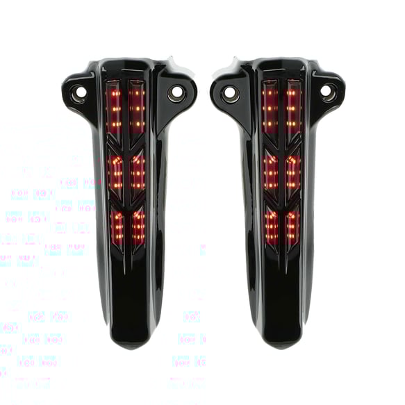 Saddle Tramp Vivid Black Front Fork LED Accent Lights - BC-BFKC