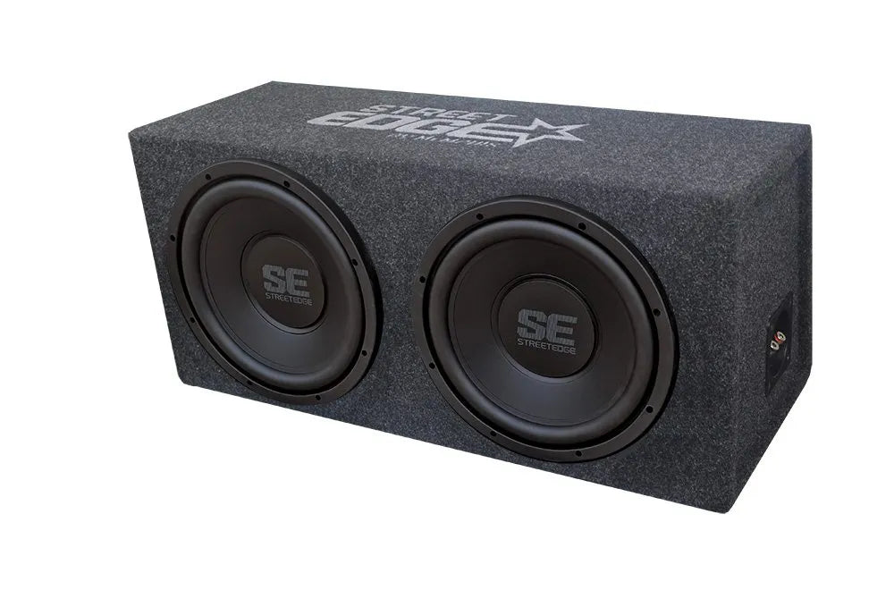 Memphis SE210 800W Peak (400W RMS) Dual 10" Street Edge Series Subwoofer Enclosure with Amplifier