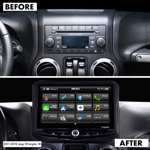 Stinger RadioPRO Advanced Installation Kit with Integrated Controls For 11-18 Jeep Wrangler JK