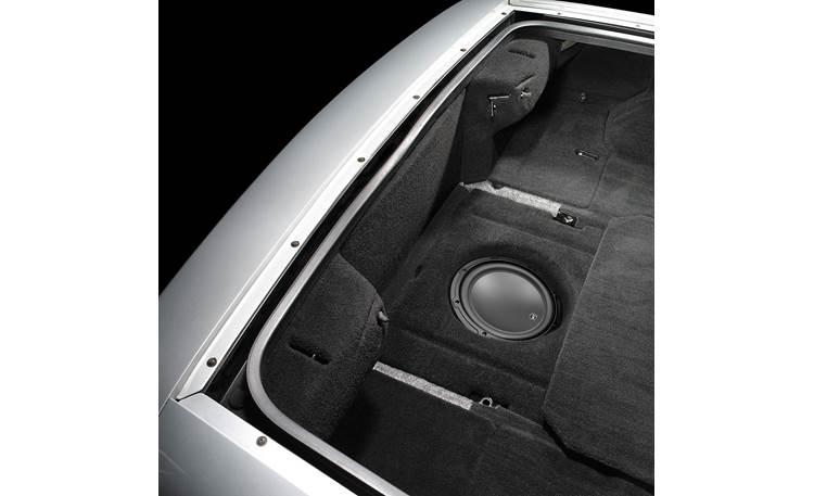 JL Audio Stealthbox® Custom-fit fiberglass enclosure with 10" W3v3 subwoofer Fits 1997-2004 Chevrolet C5 Corvette (Black)