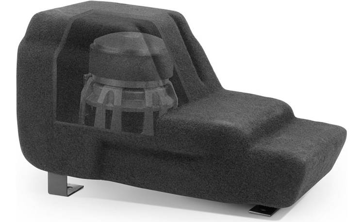 JL Audio Stealthbox® Custom-fit fiberglass enclosure with 8" W7AE-3 subwoofer Fits 2008-up Ford SuperDuty Crew Cab
