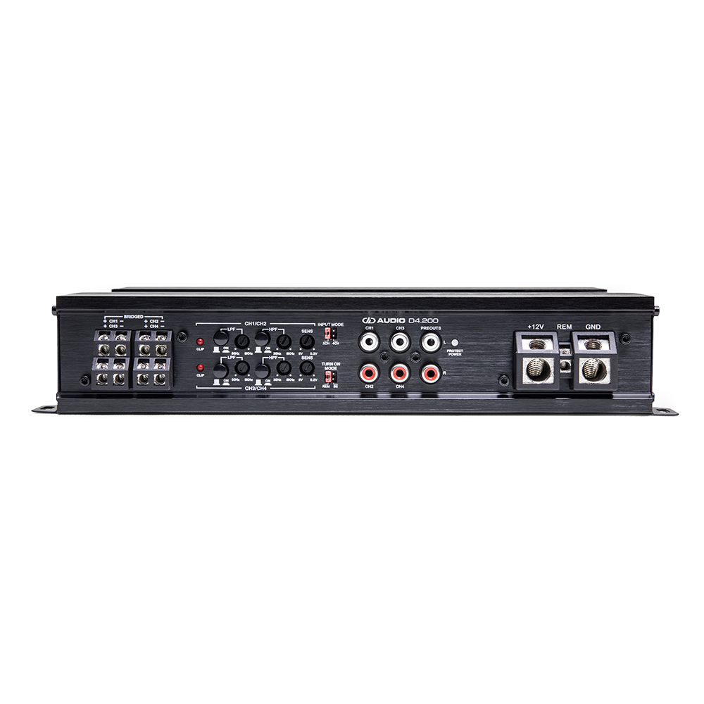 DD Audio D Series 2200 Watt 4-Channel Amplifier