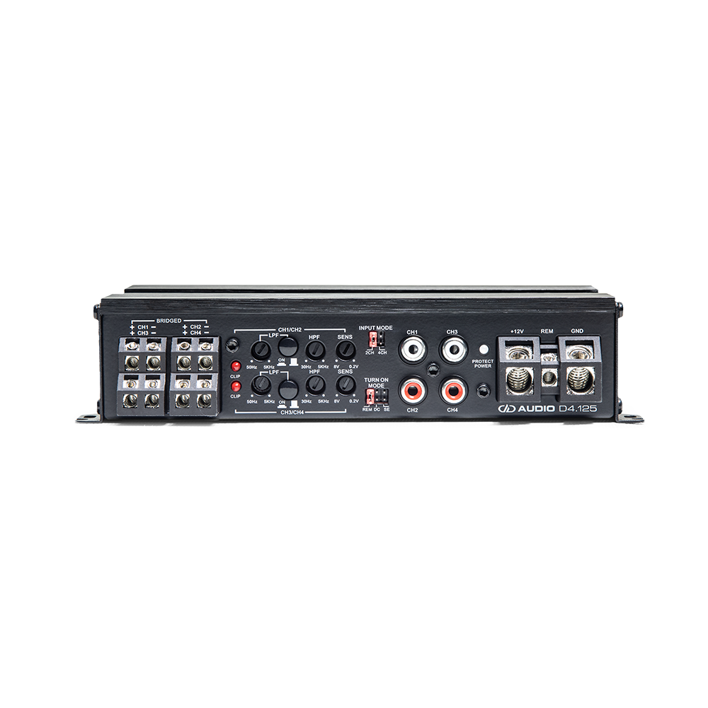 DD Audio D Series 800 Watt 4-Channel Amplifier