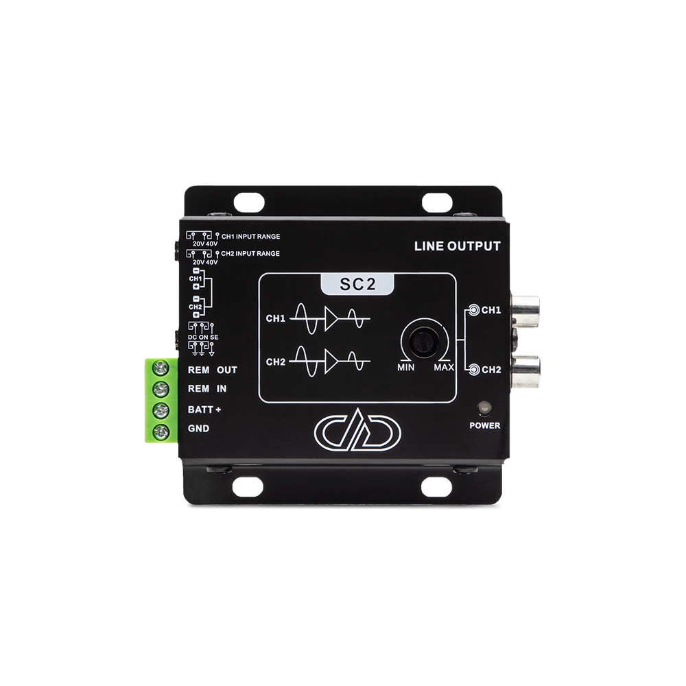 DD Audio 2-Channel Active Line Output Signal Converter