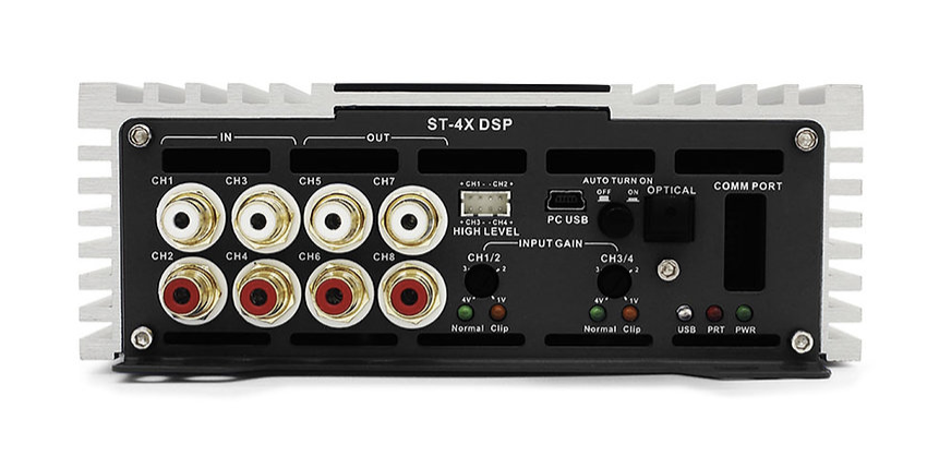 Zapco ST-4X-DSP-III - 4-Channel 100W RMS x 4 Class A/B Amplifier