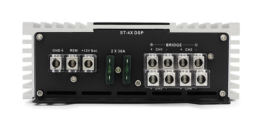 Zapco ST-4X-DSP-III - 4-Channel 100W RMS x 4 Class A/B Amplifier