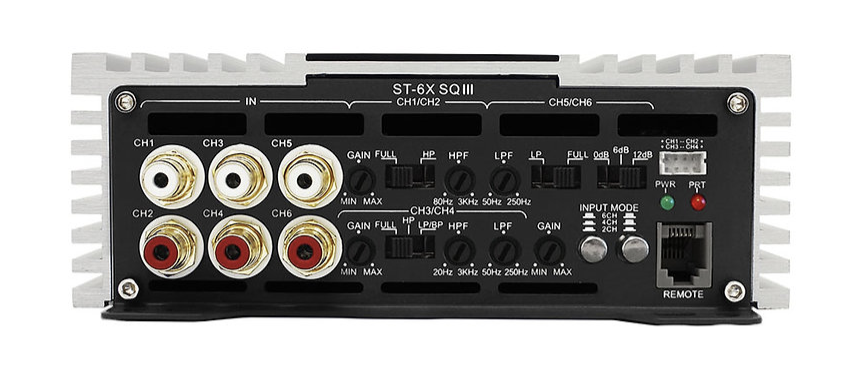 Zapco ST-6X-DSP-III - 6-Channel 150W RMS x 6 Class A/B Amplifier