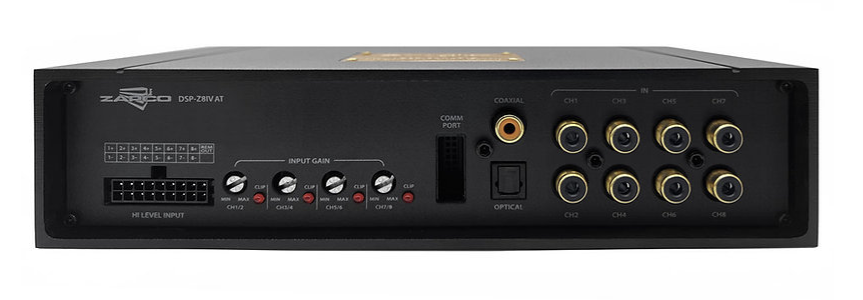 Zapco DSP-Z8-IV-AT 8-Channel Autotune Bluetooth Inputs Outputs Analog DSP 8