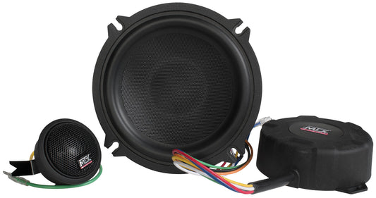 SKU: SS5 Sold In Pairs 5.25" 125-Watt RMS 2-Way Component Speaker Pair