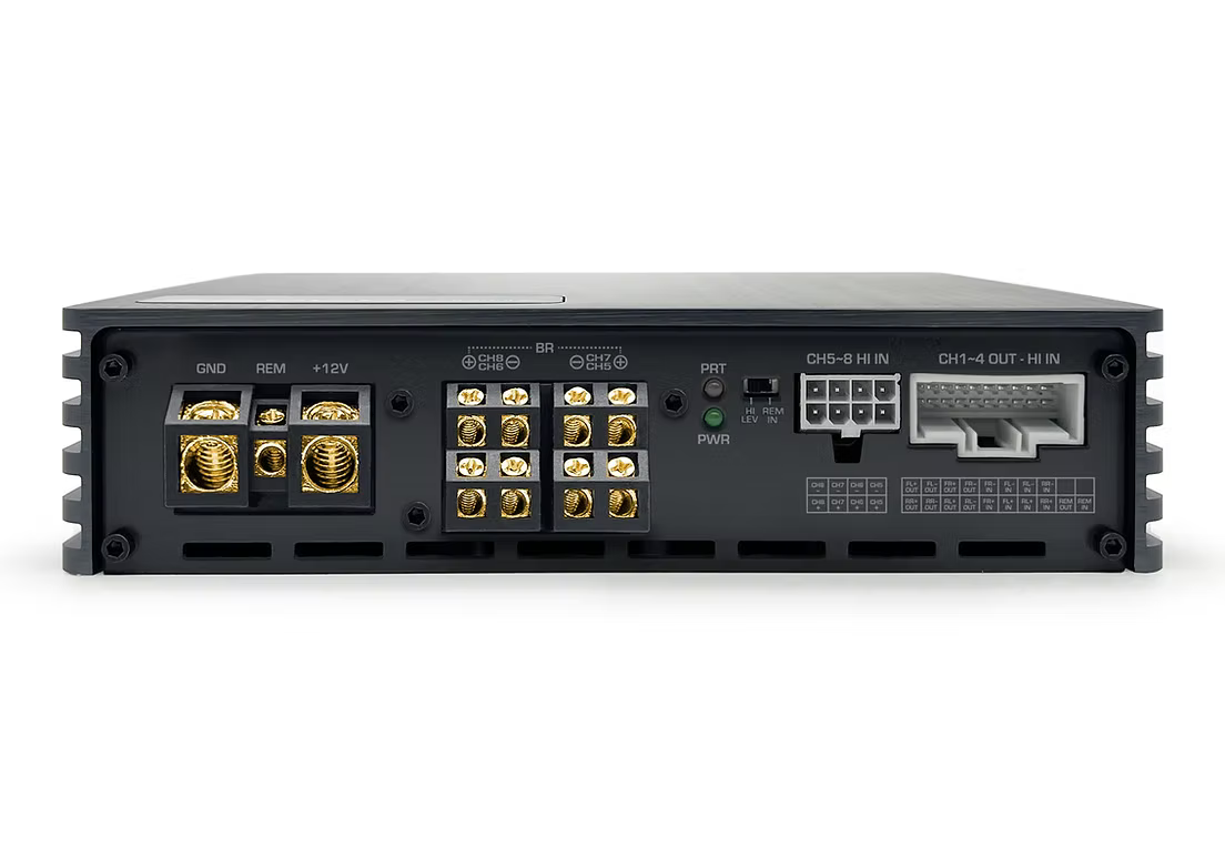 ZAPCO HB 810 II 8AD Integrated 10-Ch. DSP / 4-Ch. (AB) + 4-Ch. (D) Amplifier