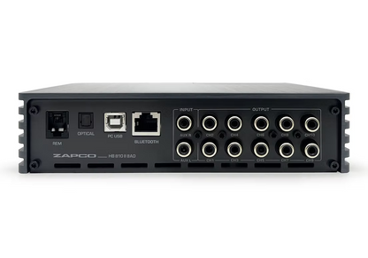 ZAPCO HB 810 II 8AD Integrated 10-Ch. DSP / 4-Ch. (AB) + 4-Ch. (D) Amplifier