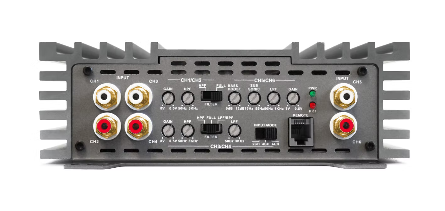 ZAPCO  Z-150.6 II 6-Ch. Class AB Sound Q Amplifier