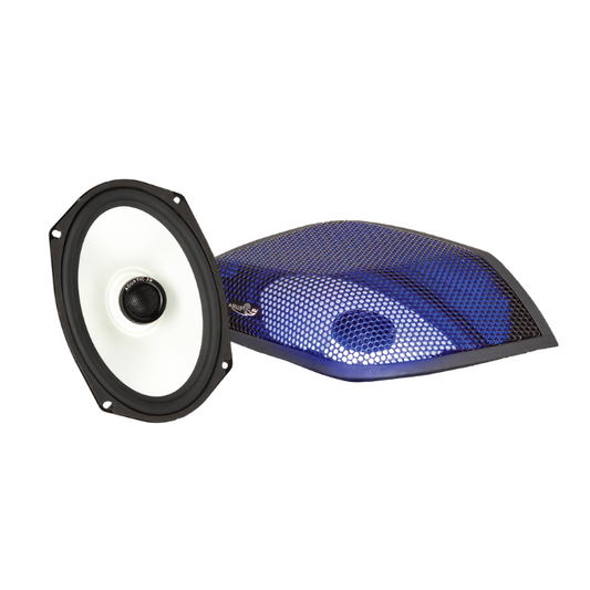 Aquatic AV Harley Saddlebag 6x9 RGB LED Speaker Kit