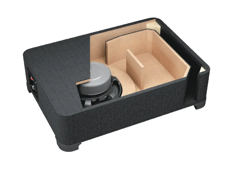 Audison APBX 8 R Subwoofer Box | 500 W Peak Power | 200 mm | 4 ohm sub box