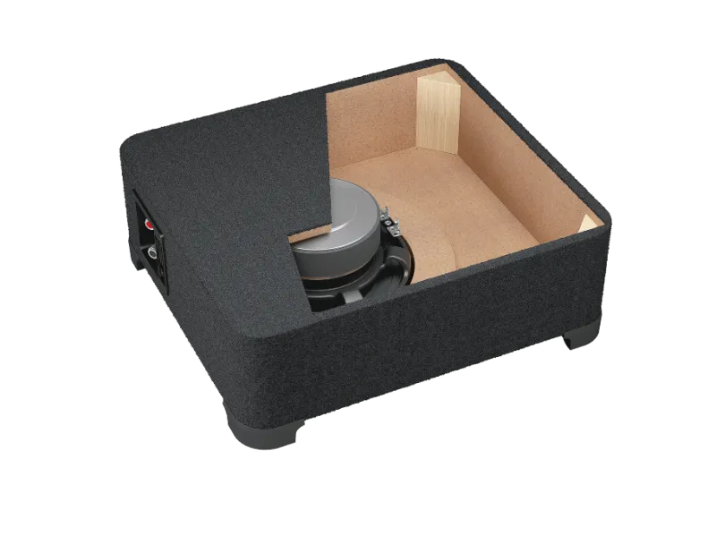 Audison APBX 10 S4S Subwoofer Box | 800 W Peak Power | 250 mm | 4 ohm sub box