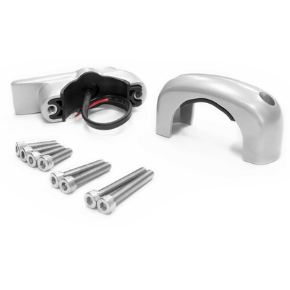 Wet Sounds ADP TC3-F-SILVER | Silver Aluminum Clamp For Tube Diameter 1 7/8” To 3”