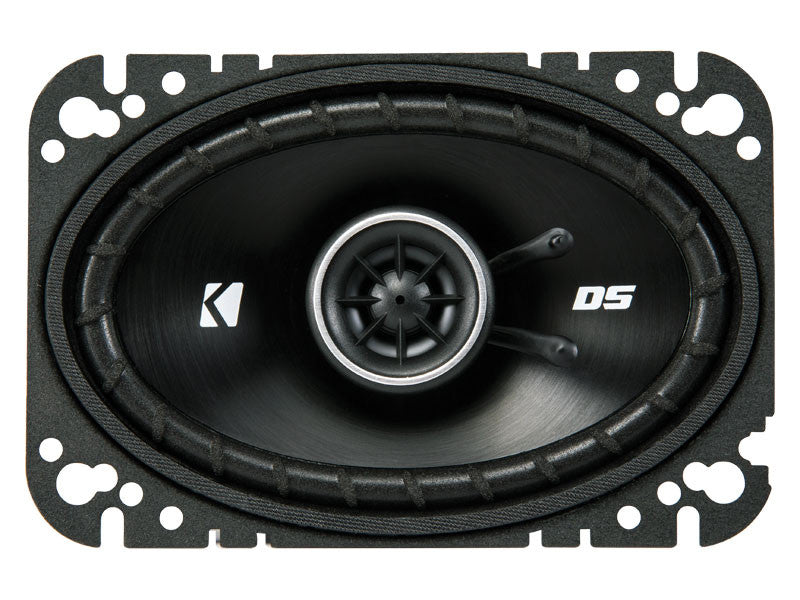 Kicker DSC460 4x6-Inch (100x160mm) Coaxial Speakers, 4-Ohm (Pair)