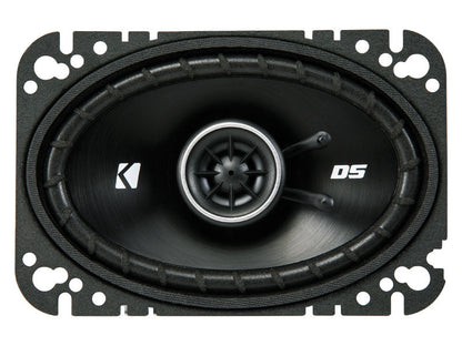 Kicker DSC460 4x6-Inch (100x160mm) Coaxial Speakers, 4-Ohm (Pair)