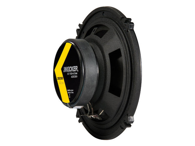 Kicker DSC650 6.5-Inch (160-165mm) Coaxial Speakers, 4-Ohm (Pair)
