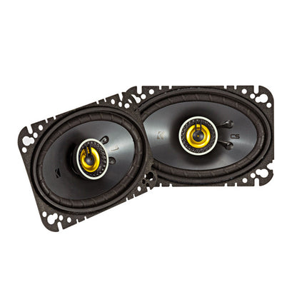 Kicker 46CSC464 CS-Series CSC46 4x6-Inch (100x160mm) Coaxial Speakers, 4-Ohm (Pair)