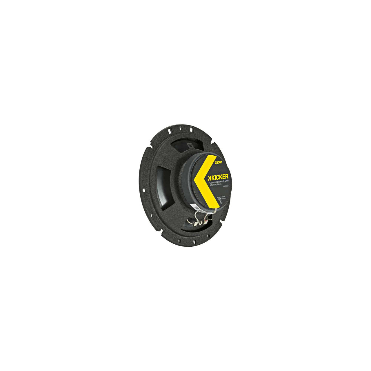 Kicker 46CSC674 CS-Series CSC67 6.75-Inch (165mm) Coaxial Speakers, 4-Ohm (Pair)