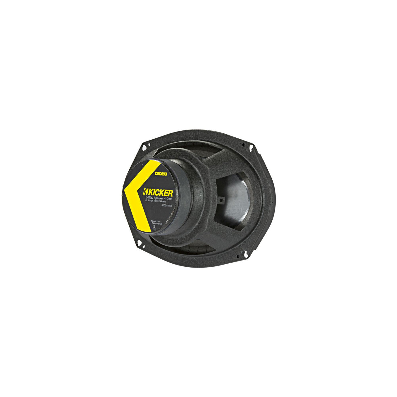 Kicker 46CSC6934 CS-Series CSC693 6x9-Inch (160x230mm) 3-Way Speakers, 4-Ohm (Pair)